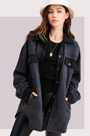 Cozy Fleece Flannel Jacket