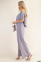 Load image into Gallery viewer, OFF SHOULDER RUFFLE JUMPSUIT
