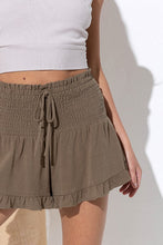 Load image into Gallery viewer, Linen Ruffled Shorts
