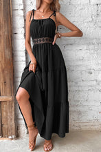 Load image into Gallery viewer, Summer Black Maxi Dress
