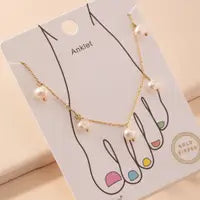 Pearl Charms Anklet