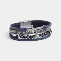 Load image into Gallery viewer, Adalia Cross Magnetic Bracelet
