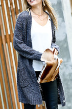 Load image into Gallery viewer, Button down knitted sweater cardigan
