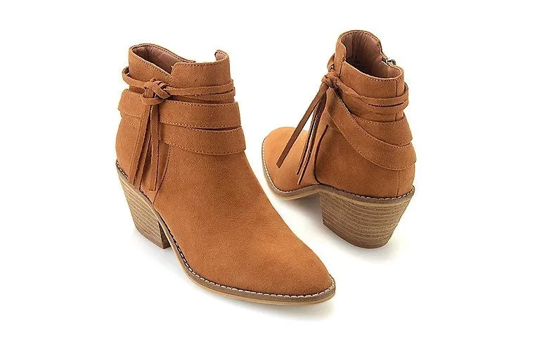 Corky'S Top Knot Suede Ankle Boot