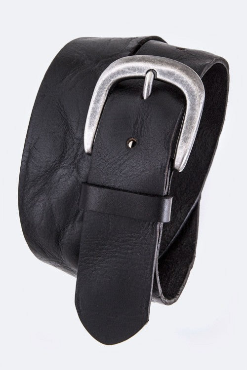 Distress Vintage Leather Belt