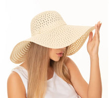Load image into Gallery viewer, Hollow out Straw Beach Summer Hat
