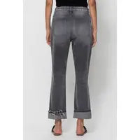 Load image into Gallery viewer, Crisscross waistband boyfriend jeans
