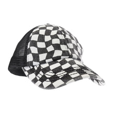 Load image into Gallery viewer, Checkered Criss Cross C.C Ball Cap
