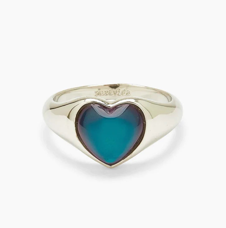 Pura Vida Heart Mood Ring