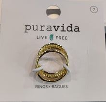 Load image into Gallery viewer, PURAVIDA GOLD RING STACK
