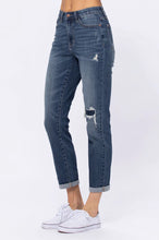 Load image into Gallery viewer, Judy Blue Destroy Knee Patch Boyfriend Jeans
