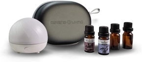 Serene Living Diffuser and Essential Oils Travel Kit Aromatherapy with Case