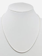 Load image into Gallery viewer, ITALIAN Made 925 Silver Rope Chain
