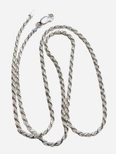 Load image into Gallery viewer, ITALIAN Made 925 Silver Rope Chain
