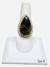 Load image into Gallery viewer, Ammolite Sterling Silver Ring
