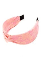 Load image into Gallery viewer, Tie Dye Fabric Knot Headband
