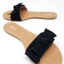 Load image into Gallery viewer, BOW SLIP ON SANDALS

