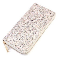 Load image into Gallery viewer, Multi-Colored Glitter zipper wallet
