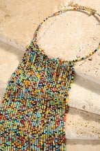 Load image into Gallery viewer, Seed Bead Waterfall Choker Necklace
