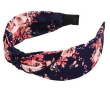Load image into Gallery viewer, KNOTTED FLORAL HEADBAND
