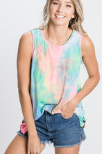 Load image into Gallery viewer, Tie-Dye Open Back Top
