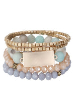 Load image into Gallery viewer, Amazonite Natural Stone Beads Bracelets Set
