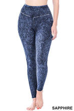 Load image into Gallery viewer, Zenana MINERAL WASHED YOGA LEGGINGS
