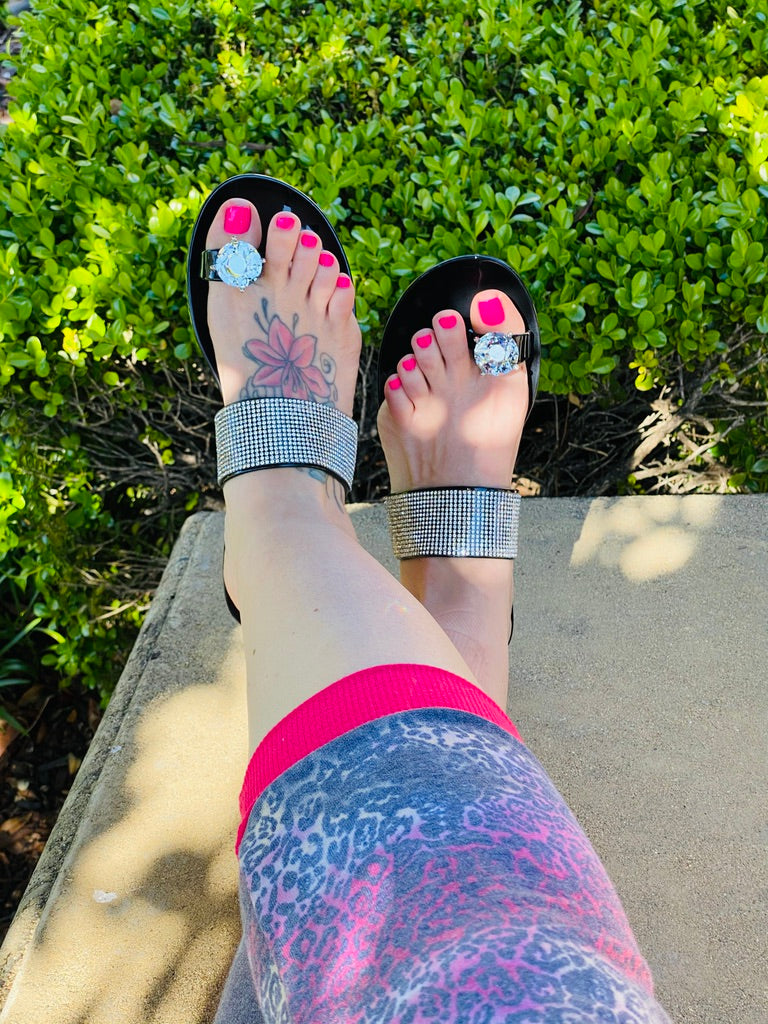 SOMEONE SAY BLING SUMMER SANDALS – Sassy Sapphire Boutique