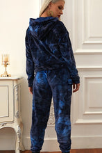 Load image into Gallery viewer, Velvet Tie Dye Jogger Pants Fabric
