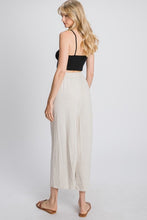 Load image into Gallery viewer, Linen wide-leg pants

