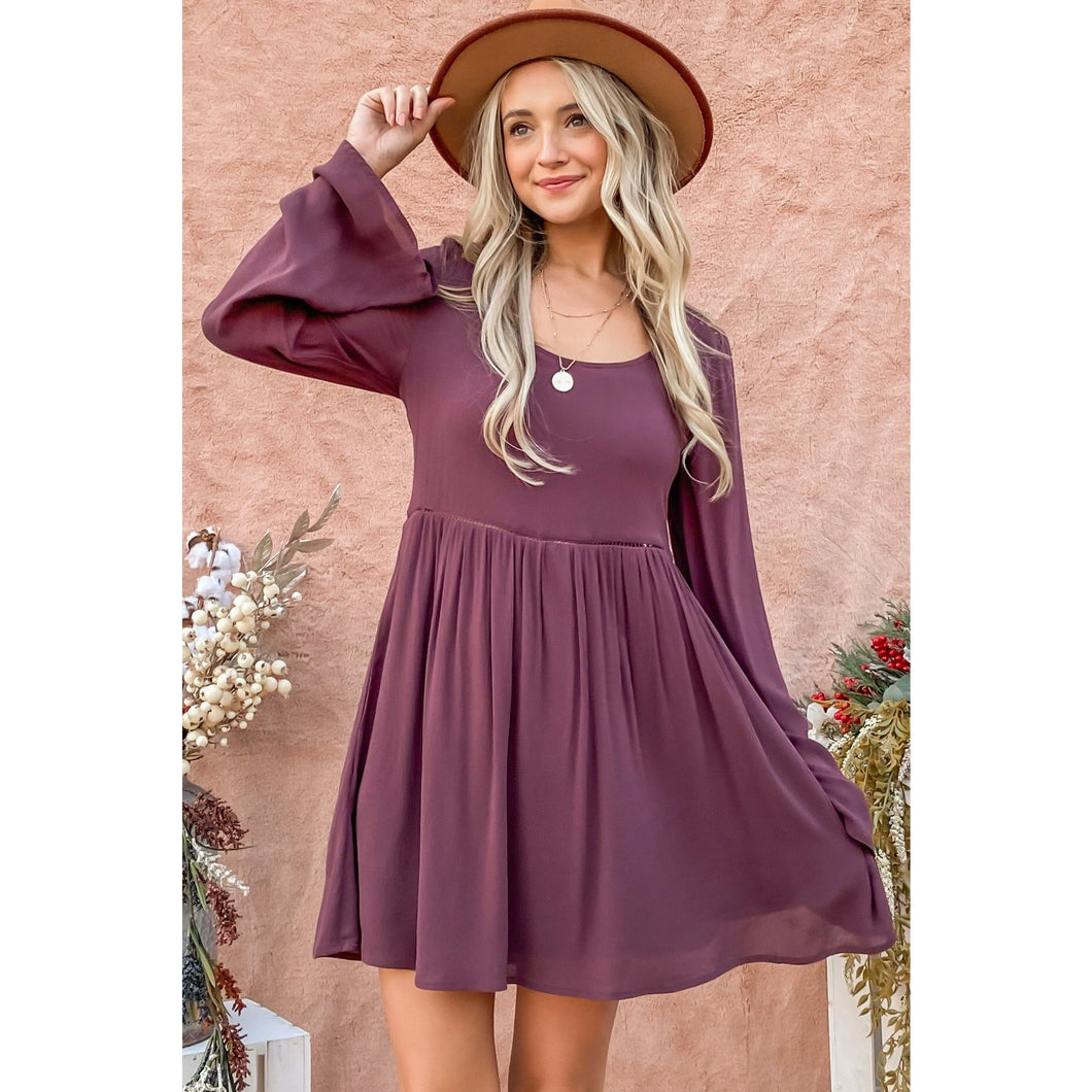 Lace Bell Sleeve Dress