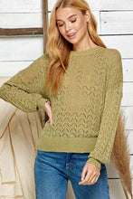 Load image into Gallery viewer, TEXTURED PULLOVER KNIT TOP
