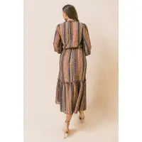 Load image into Gallery viewer, Printed Woven Midi Dress
