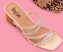 Load image into Gallery viewer, CORKY’S DREAMY HEEL- CLEAR JEWEL
