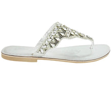 Load image into Gallery viewer, Naughty Monkey Silver Bling Sandal
