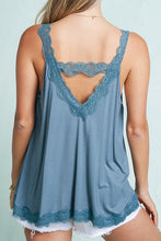 Load image into Gallery viewer, LACE TRIM HALTER TOP
